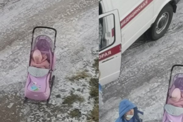 В Воркуте медики подобрали на улице маленького ребенка