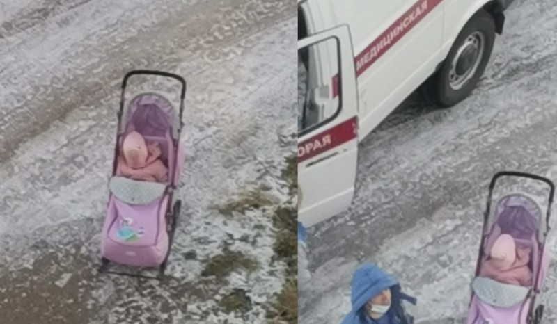 В Воркуте медики подобрали на улице маленького ребенка