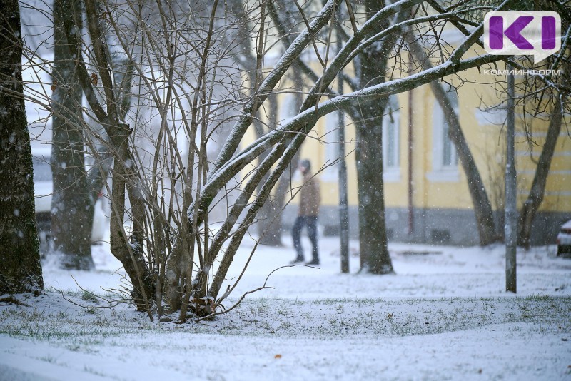 Погода в Коми 5 ноября: снег, в отдельных районах гололед