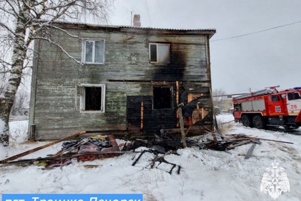 В Троицко-Печорском районе на пожаре от непотушенного окурка погиб мужчина 