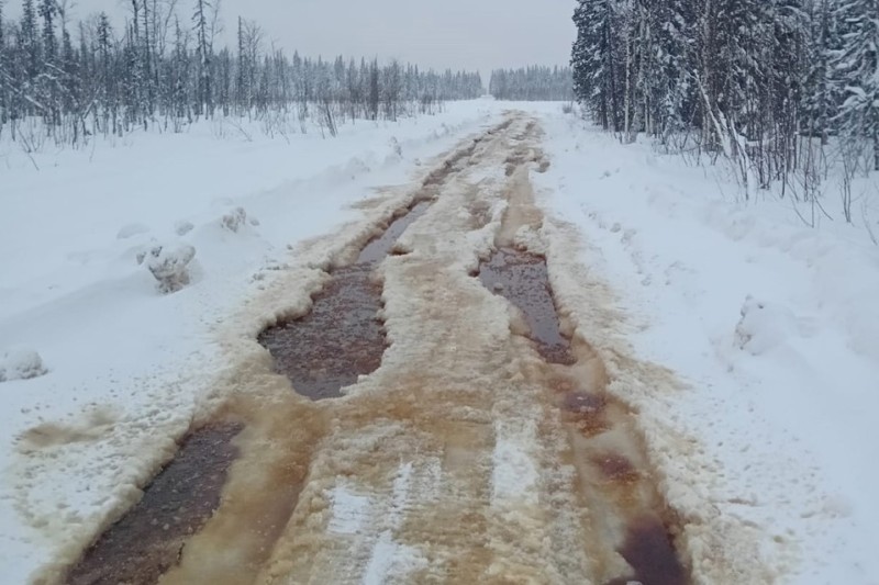 Ижемский район не может открыть зимник в припечорье