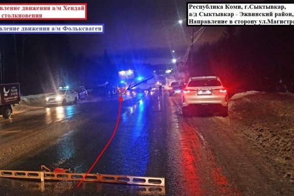 В смертельном ДТП в Сыктывкаре двухлетний ребенок получил ушиб головного мозга 