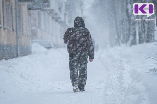 Три района Коми накроют снегопады