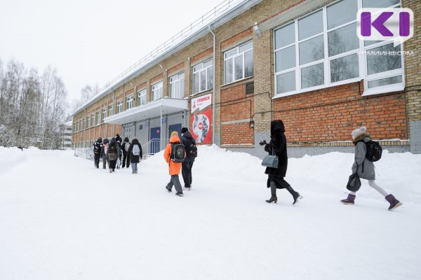 Особый контроль: в Сыктывкаре ежедневно инспектируют уборку снега с кровель школ и детских садов