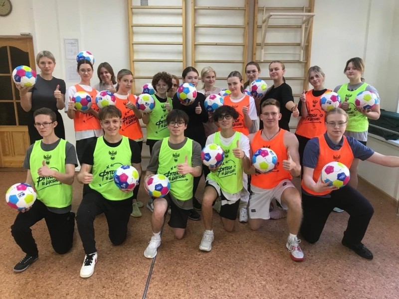 Республика Коми – лидер по стране по доле учащихся, вовлеченных в проект "Футбол в школе"