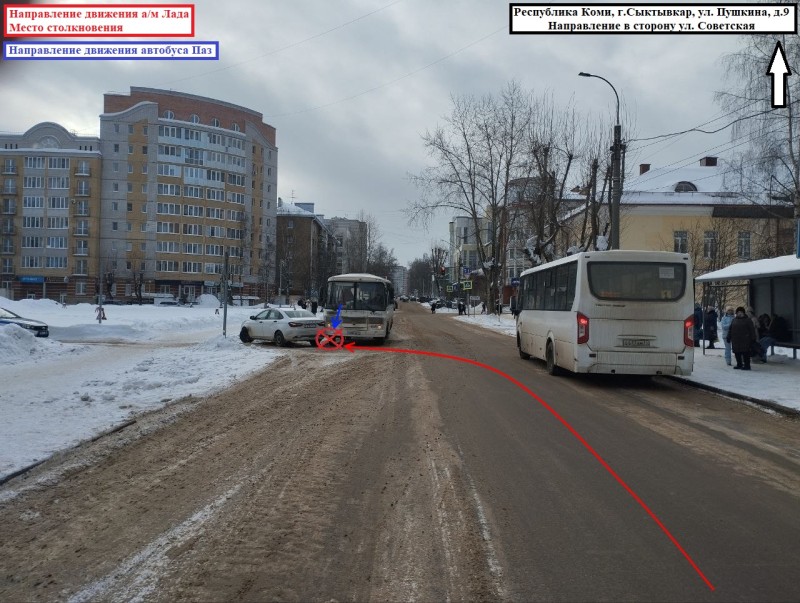 "Никто даже не подошел": сыктывкарка попала в ДТП в центре города