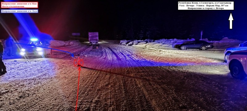 В Сосногорском районе большегруз MAN врезался в “Ниву”
