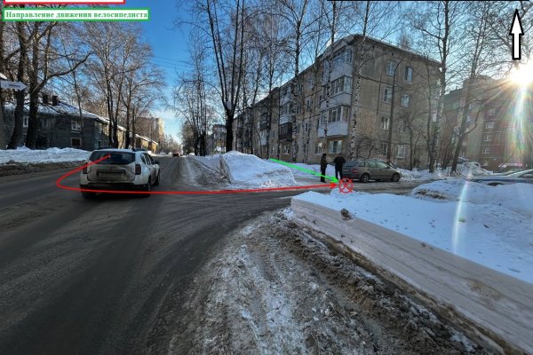 В Сыктывкаре женщина-водитель на Daewoo Gentra сбила велосипедиста