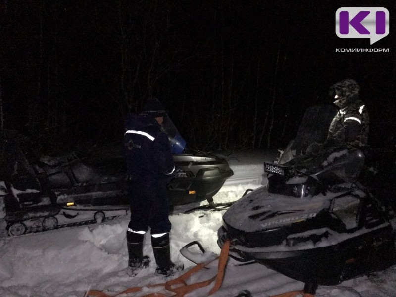 "СПАС-КОМИ" эвакуировали с Приполярного Урала снегоходчика 