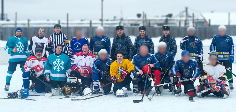 В исправительной колонии № 25 состоялся хоккейный матч

