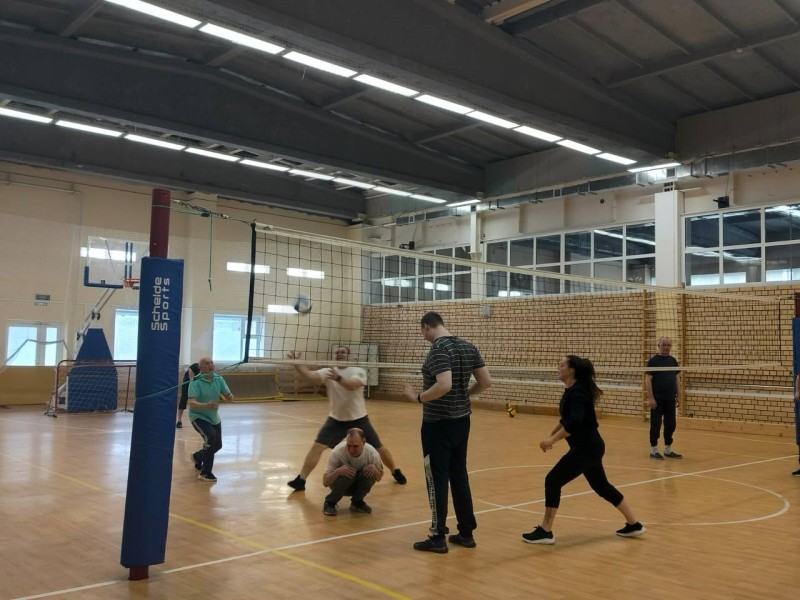 Сторонники партии "Единая Россия" провели тренировки по волейболу для людей с особенностями здоровья