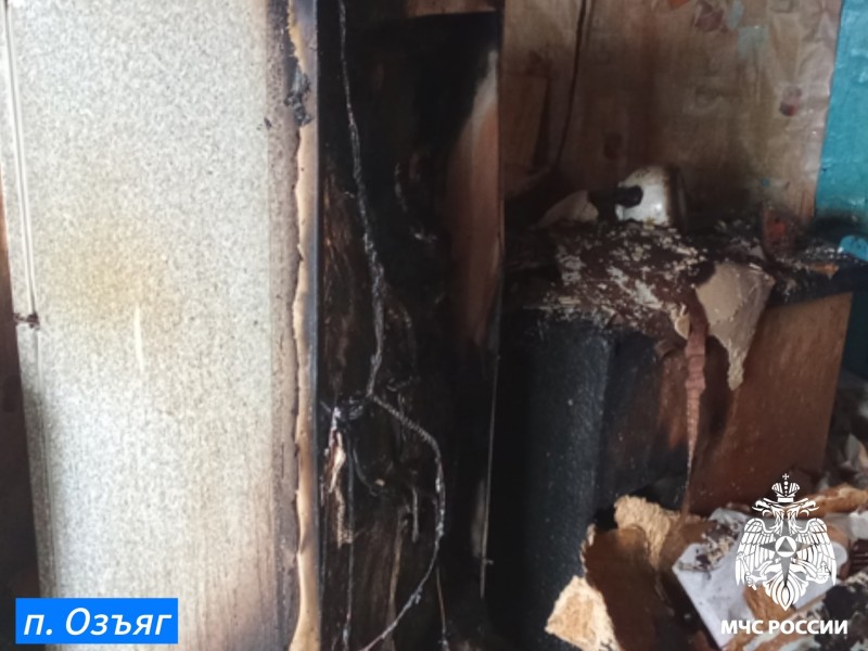 Пожар в Усть-Куломе: 5 человек эвакуировались из жилого дома
