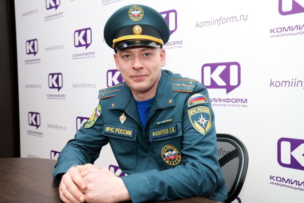 Самый горючий караул: пожарный Леонид Филиппов отмечен благодарностью главы Коми