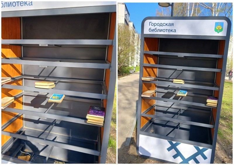 В Сыктывкаре неизвестные разрушили уличную библиотеку