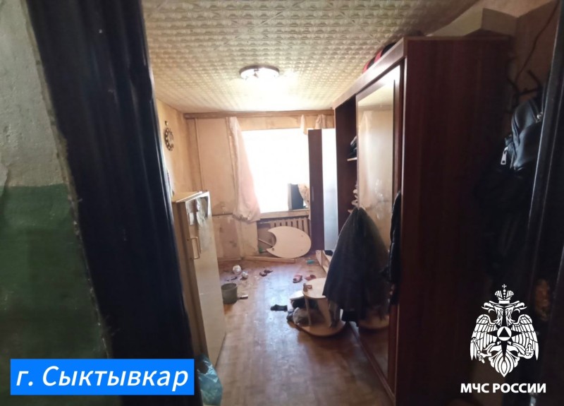 В Сыктывкаре на пожаре погибла женщина 