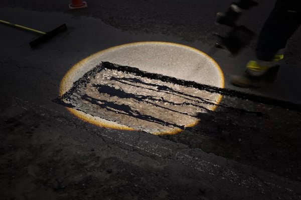 В Сыктывкаре ямочный ремонт решили проводить по ночам