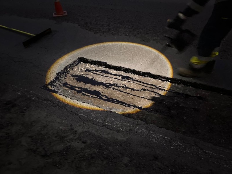 В Сыктывкаре ямочный ремонт решили проводить по ночам