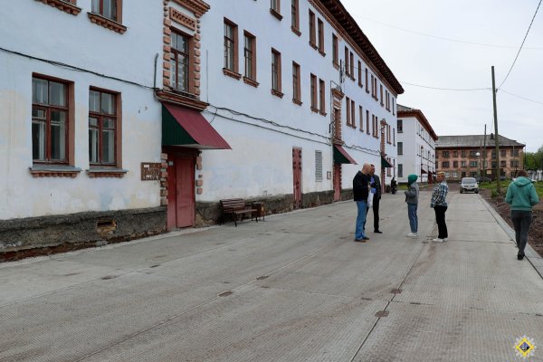 В Инте прошла приемка дворовой территории после капремонта по проекту ФКГС

