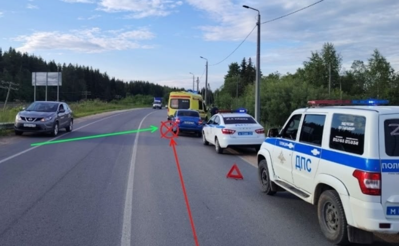 Мальчик-велосипедист госпитализирован после ДТП в Сыктывкаре