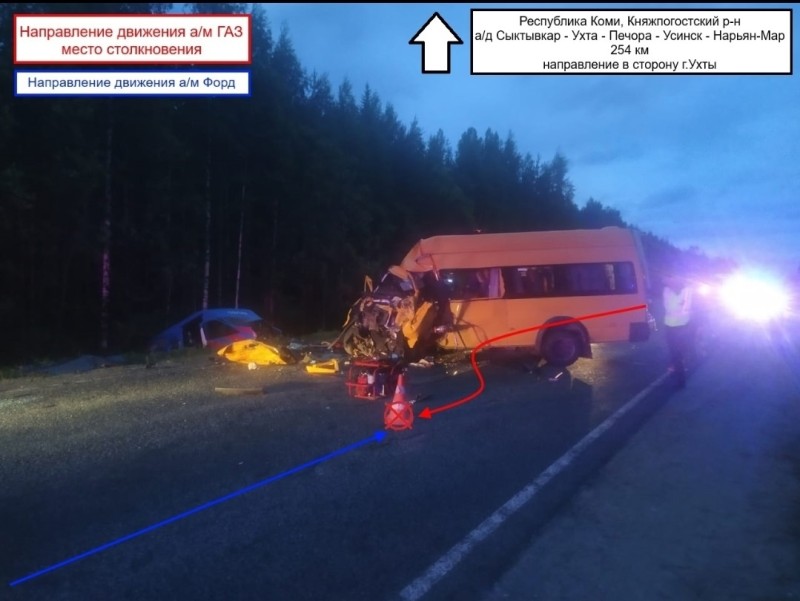 Стали известны подробности смертельного ДТП в Княжпогостском районе, в котором погибли четыре человека