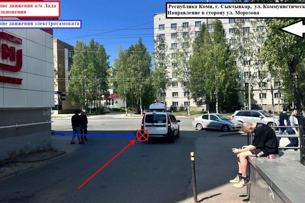 В Сыктывкаре после столкновения с 