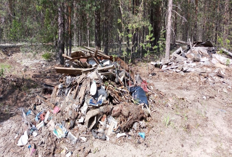 В п.Мещура Княжпогостского района убрали огромную свалку