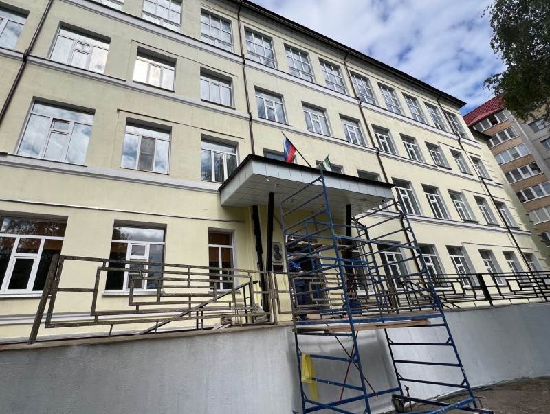 Гагаринская школа в Сыктывкаре почти готова к учебному году