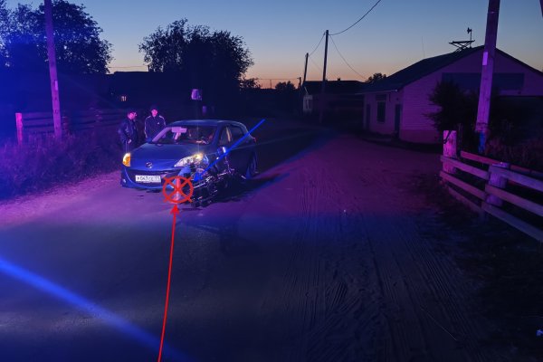 В Корткеросском районе 16-летний водитель мопеда выехал 