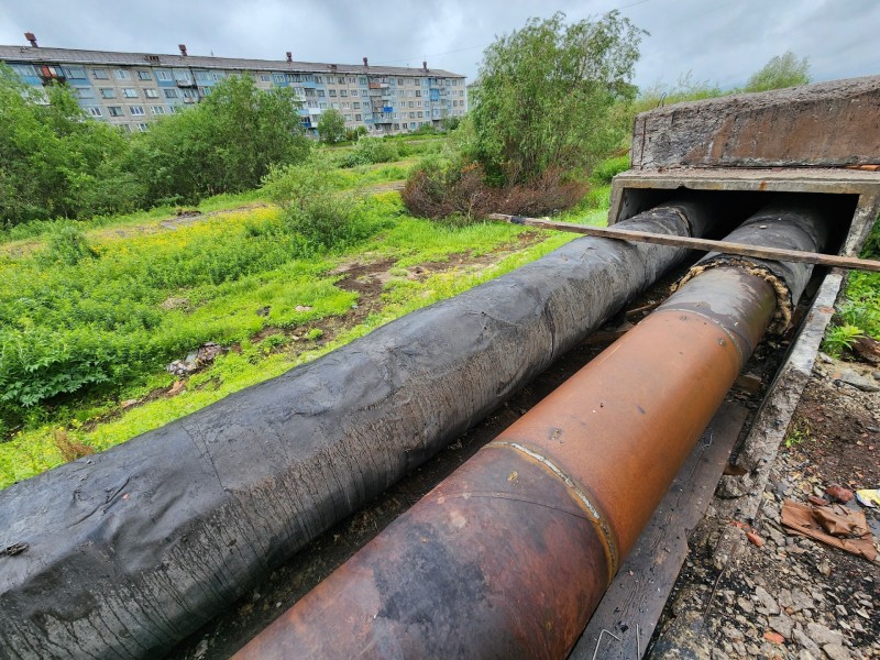 В Воркуте проходит подготовка тепловых сетей к зиме