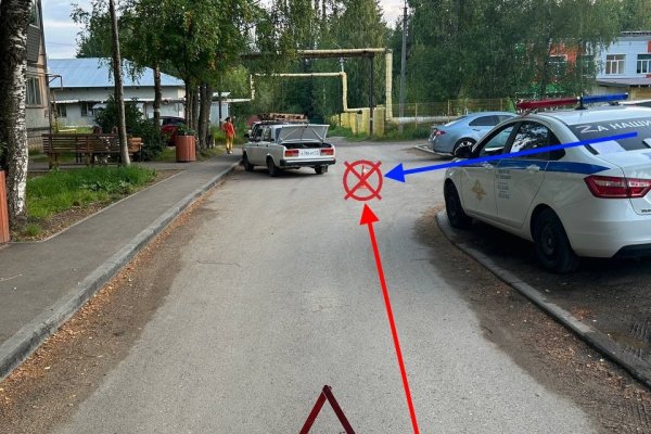 В Сыктывкаре водитель ВАЗа отправил в больницу 8-летнего электросамокатчика