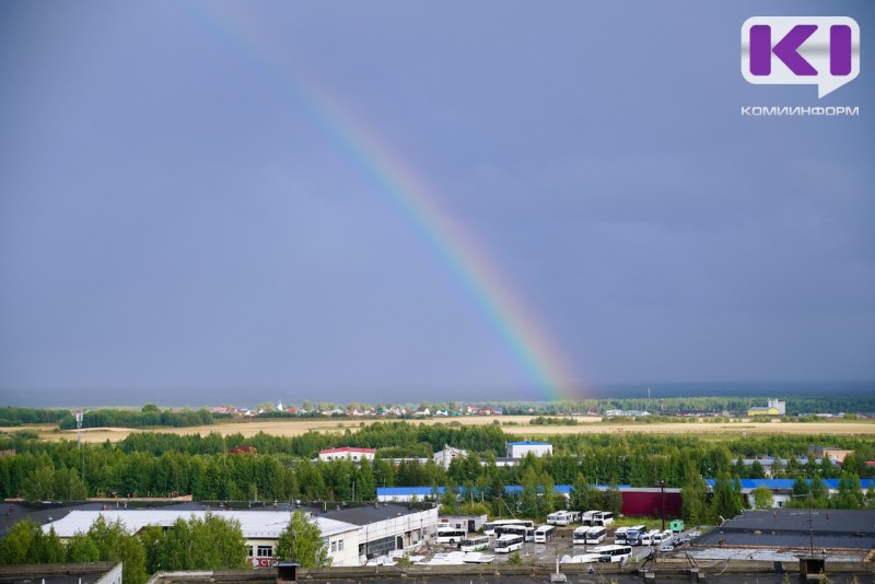 Погода в Коми 13 августа: местами кратковременный дождь, гроза