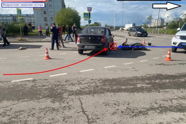 На дорогах Коми за сутки в результате ДТП госпитализированы три мотоциклиста