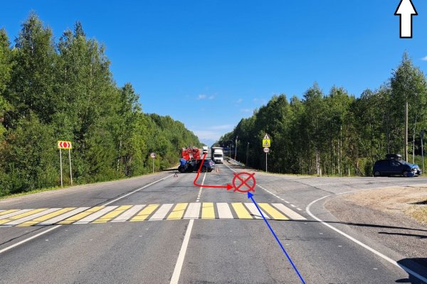 В Сысольском районе Lada столкнулась с Hyundai