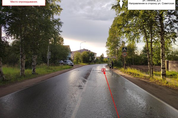 В Печоре на мопеде опрокинулся мужчина