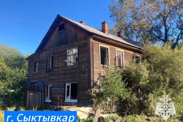 На пожаре в Сыктывкаре погиб человек