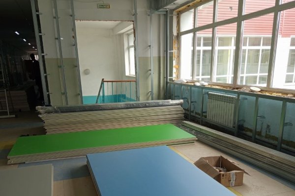 В Усть-Цилемской школе продолжается капитальный ремонт третьего этажа