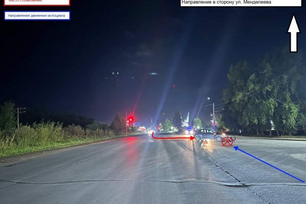 В Сыктывкар водитель Nissan Terrano не пропустил ехавшего навстречу байкера