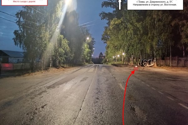 В Емве молодой водитель 