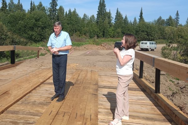 В Усть-Цилемском районе завершаются ремонтные работы на переезде через старицу Полой