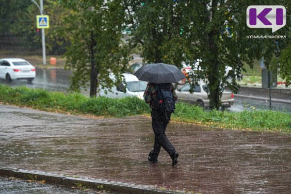 Погода в Коми 2 сентября: в южных районах сильный дождь