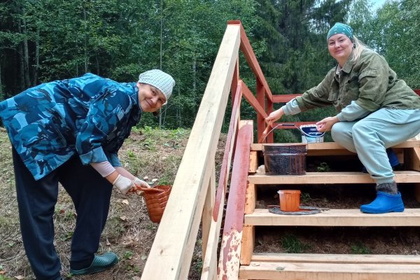 Волонтеры благоустраивают святые источники в старинном селе Ыб