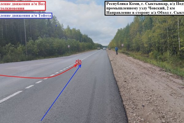 В Сыктывкаре ВАЗ не уступил дорогу Toyota 