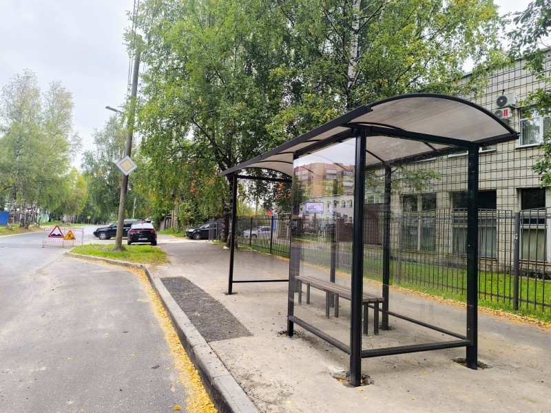 В Сыктывкаре появился новый остановочный комплекс