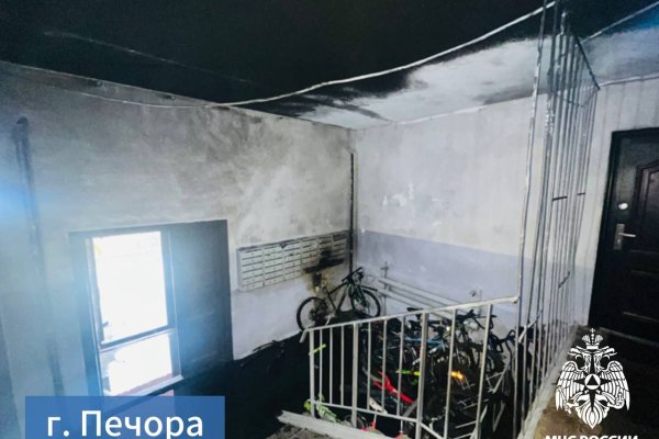 На пожаре в Печоре спасли двух человек, пострадавших нет