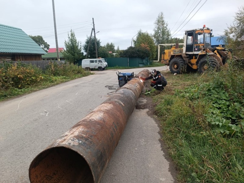 В сыктывкарском Лесозаводе восстановили систему водоотведения
