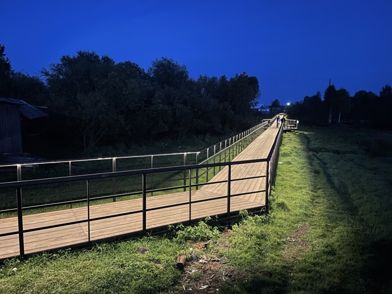 В Ижме благоустроили сквер "Джуджыд пос"