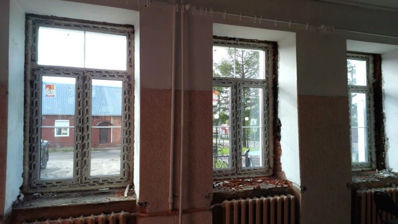 Начался ремонт Усть-Цилемского культурного центра

