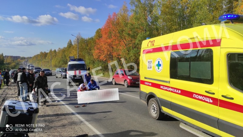Мотоциклист погиб в ДТП под Ухтой