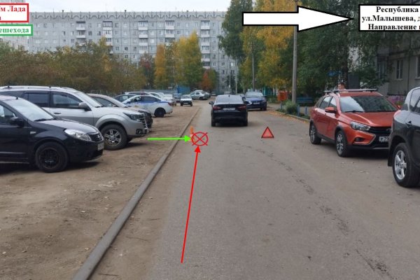 Семилетняя девочка выбежала на дорогу в Сыктывкаре и попала в больницу