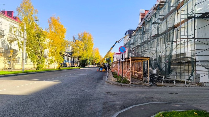 В Сыктывкаре на двух объектах "забуксовали" дорожные работы